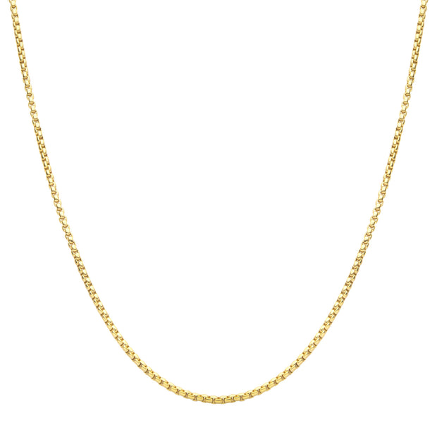 3mm 18Kt Gold IP Titanium Box Chain Necklace