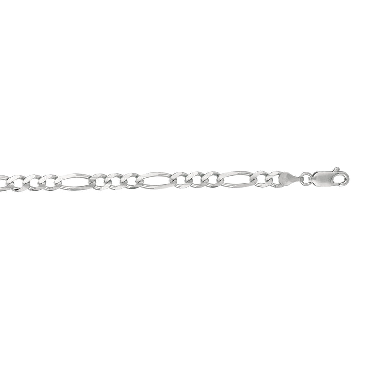 14K Gold 4.6mm Figaro Chain