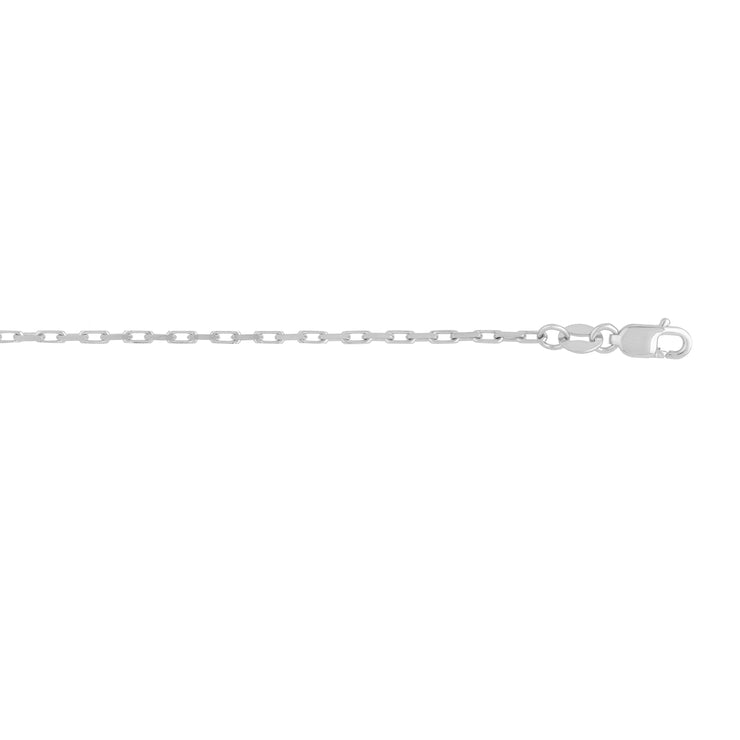 14K Gold 1.3mm French Cable Chain