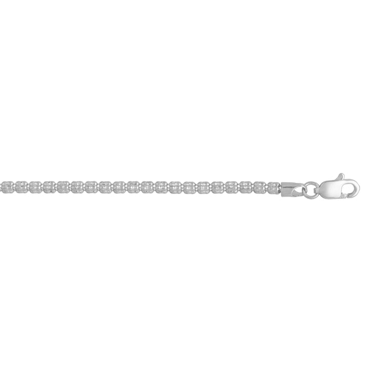 14K 2.74mm Fancy Ice Chain