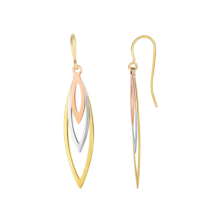 10K Gold Drop Earring