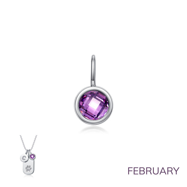 February Birthstone Love Pendant