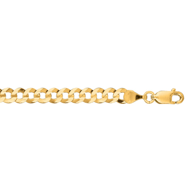 14K Gold 4.7mm Comfort Curb Chain