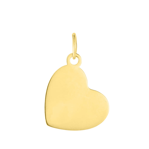 14K Gold Heart Pendant