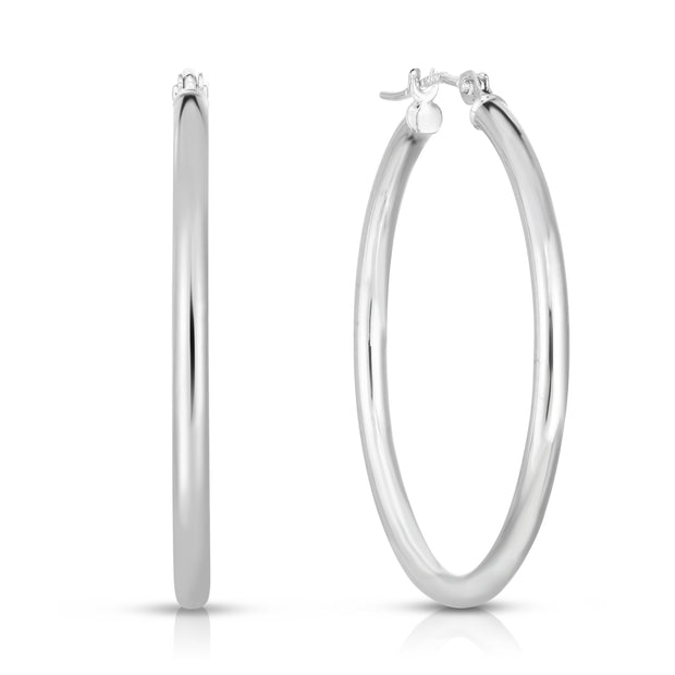 14K Gold 2mm Hoop Earring