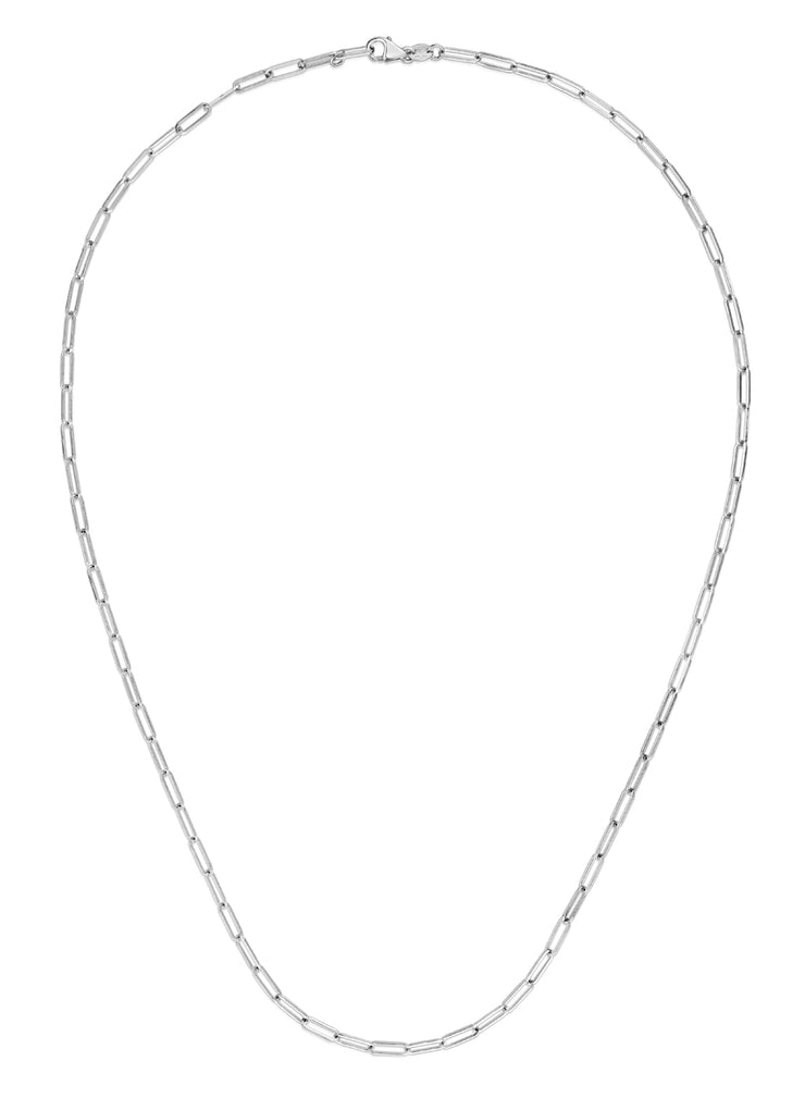 14K Gold 2.5mm Paperclip Chain